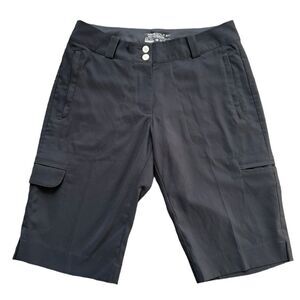 Nike Golf Tour Performance Dri-Fit Shorts Black Long Inseam Size 4 Athletic